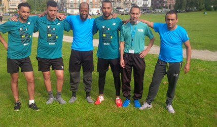 Jogging at Duden Park with Les Gazelles de Bruxelles